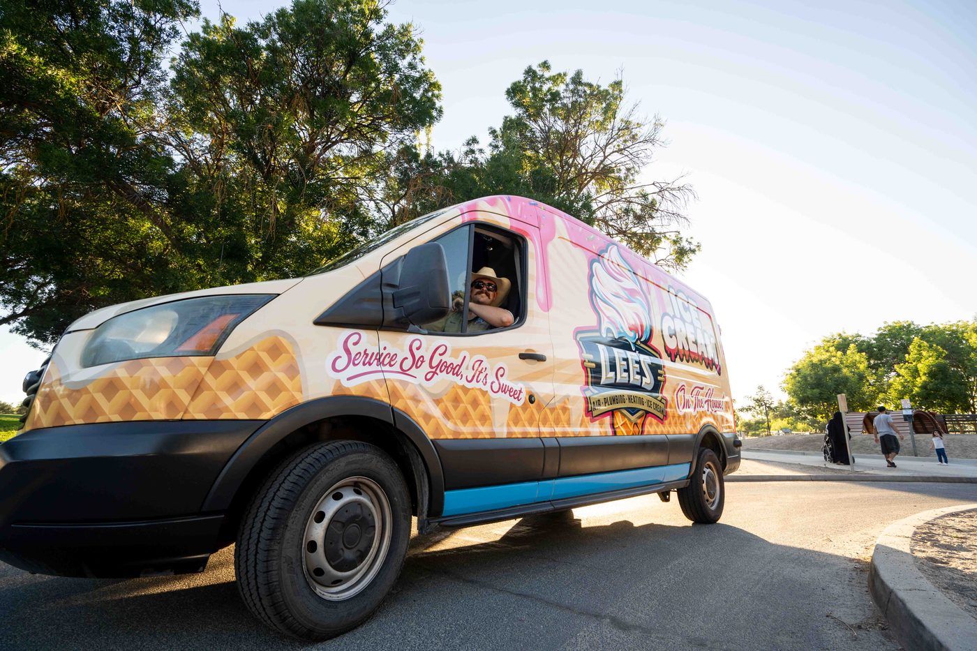 The Lee's ice cream truck